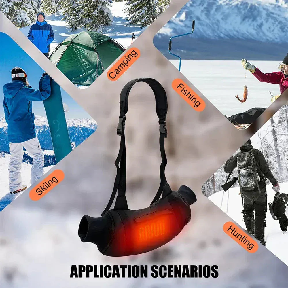 Often Accessories Often Heated Hand Warmer Muff Adjustable Straps