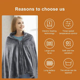 Often Accessories Often Heated Polar Poncho Cape Blanket