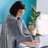 Often Accessories Often Heated Polar Poncho Cape Blanket