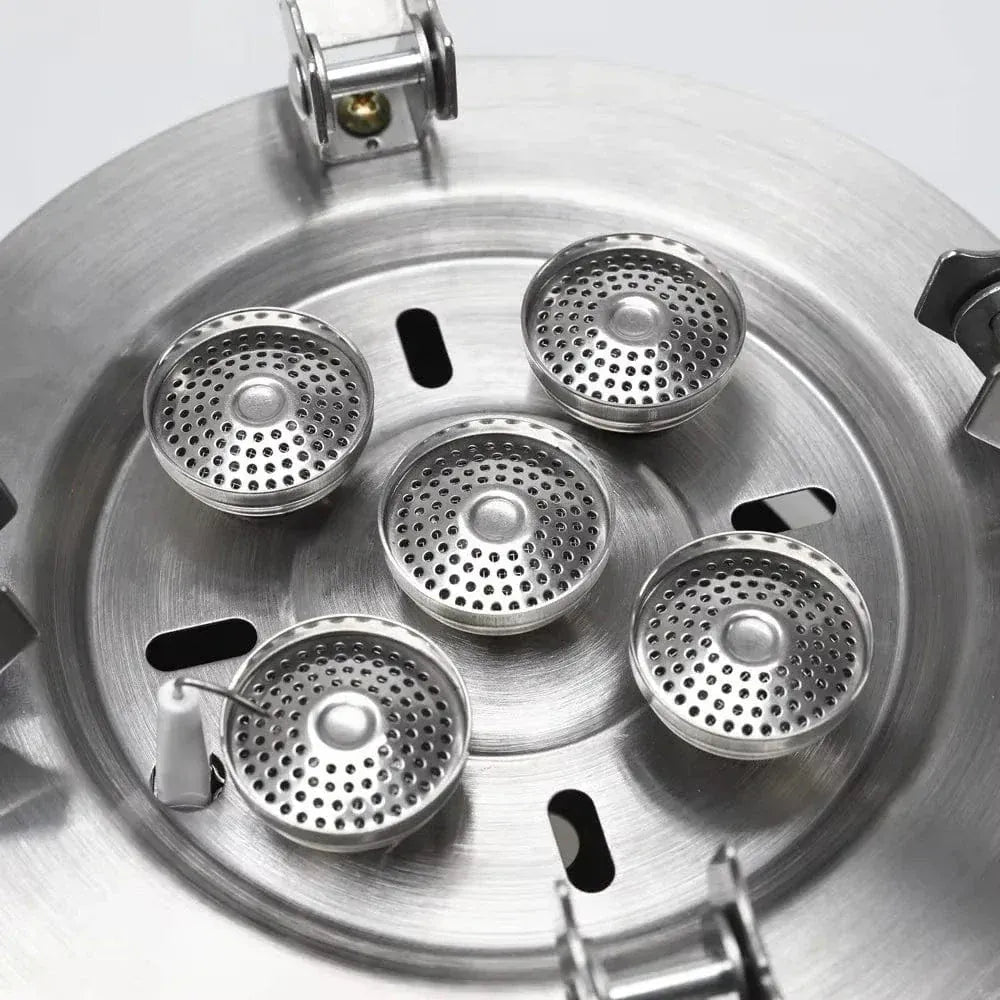 Often Accessories Often High Power Wind Resist 5 Heads Steel ButaneGas Fire Stove 12800W