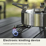 Often Accessories Often High Power Wind Resist 5 Heads Steel ButaneGas Fire Stove 12800W