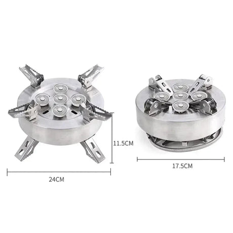Often Accessories Often High Power Wind Resist 5 Heads Steel ButaneGas Fire Stove 12800W