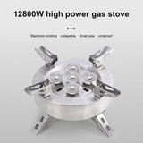 Often Accessories Often High Power Wind Resist 5 Heads Steel ButaneGas Fire Stove 12800W