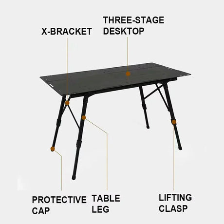 Often Accessories Often Mission Tactical Adjustable Aluminum Table