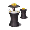 Often Multifunctional Deluxe Pop-up Rattan Cooler Adjustable Bar Table