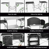 Often Accessories Often Multifunctional Foldable Mobile Kitchen Station BBQ