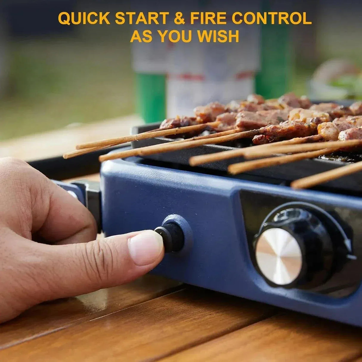 Often Accessories Often Portable Deluxe Double Burner Stove Iron Grill