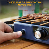 Often Accessories Often Portable Deluxe Double Burner Stove Iron Grill