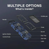 Often Accessories Often Portable Deluxe Double Burner Stove Iron Grill