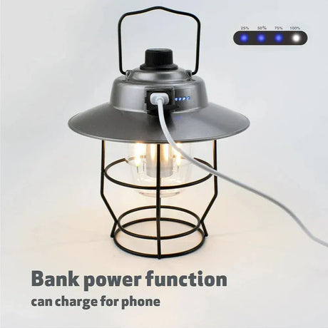 Often Accessories Often Retro Lamp Outdoor USB Rechargeable Power Bank Dimmer Camping Light (Medium Size)