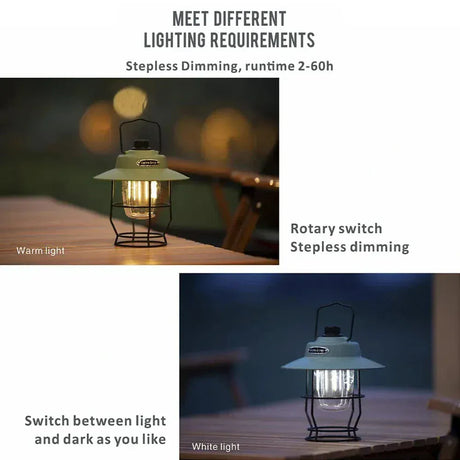 Often Accessories Often Retro Lamp Outdoor USB Rechargeable Power Bank Light (Large Size)