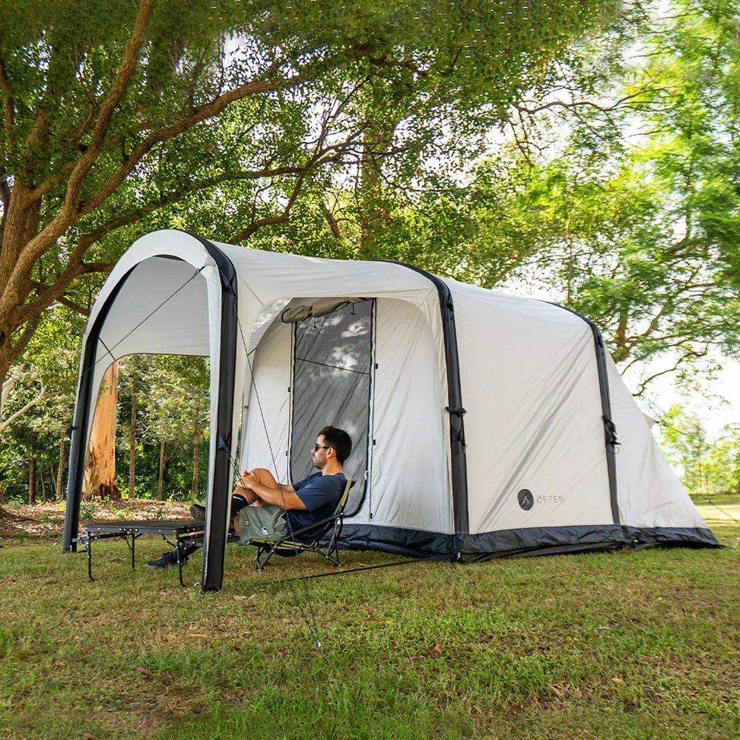 Often Outdoors Tent Often Sunday - Inflatable Tunnel Canopy Family Camping Glamping Tent