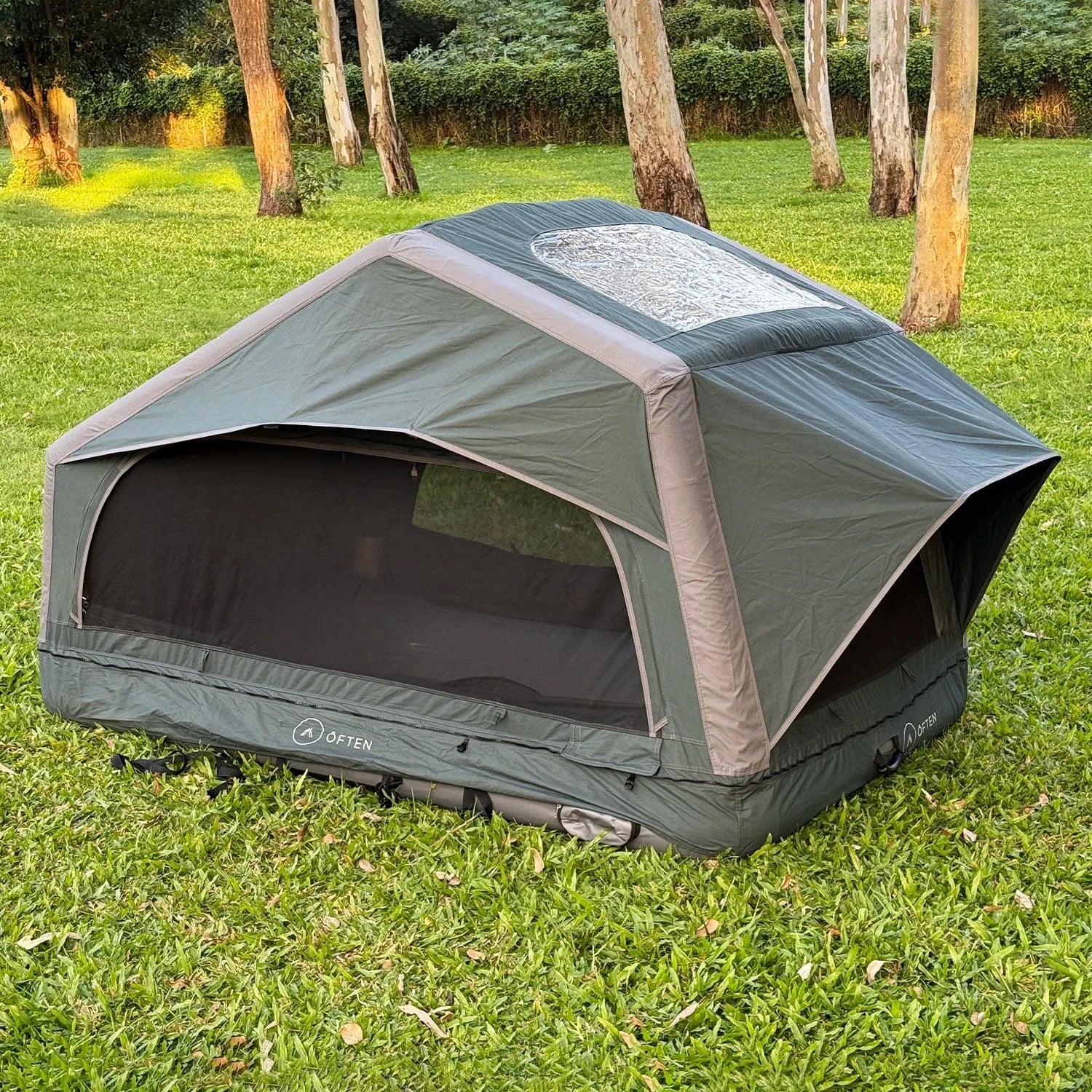 Often Tent Deep Green Often Alligator Inflatable Rooftop Tent