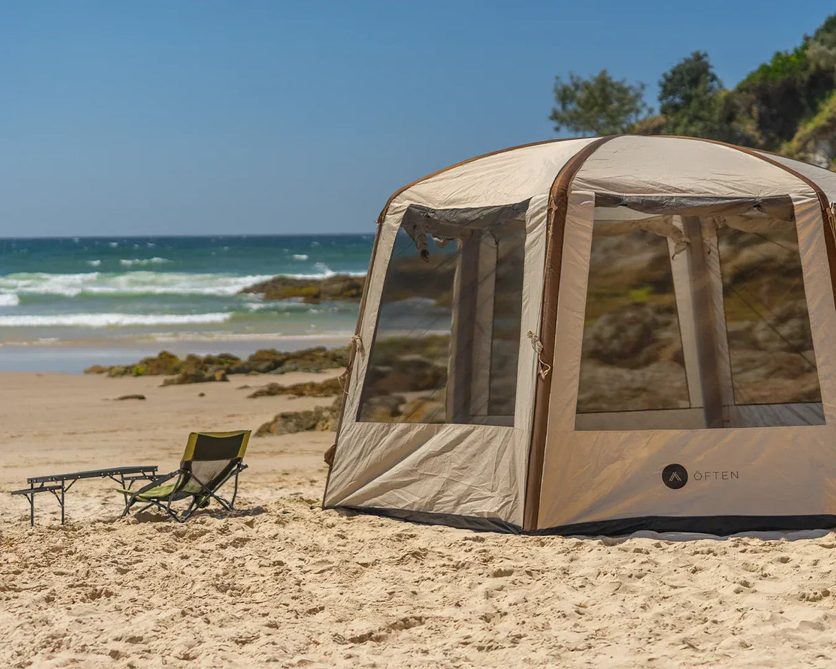 Often Tent Often Bunker - Inflatable Hexagonal Dome Camping Beach Shelter Tent