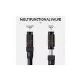 West Biking Accessories WEST BIKING Portable Aluminum Alloy Pump – 120 PSI