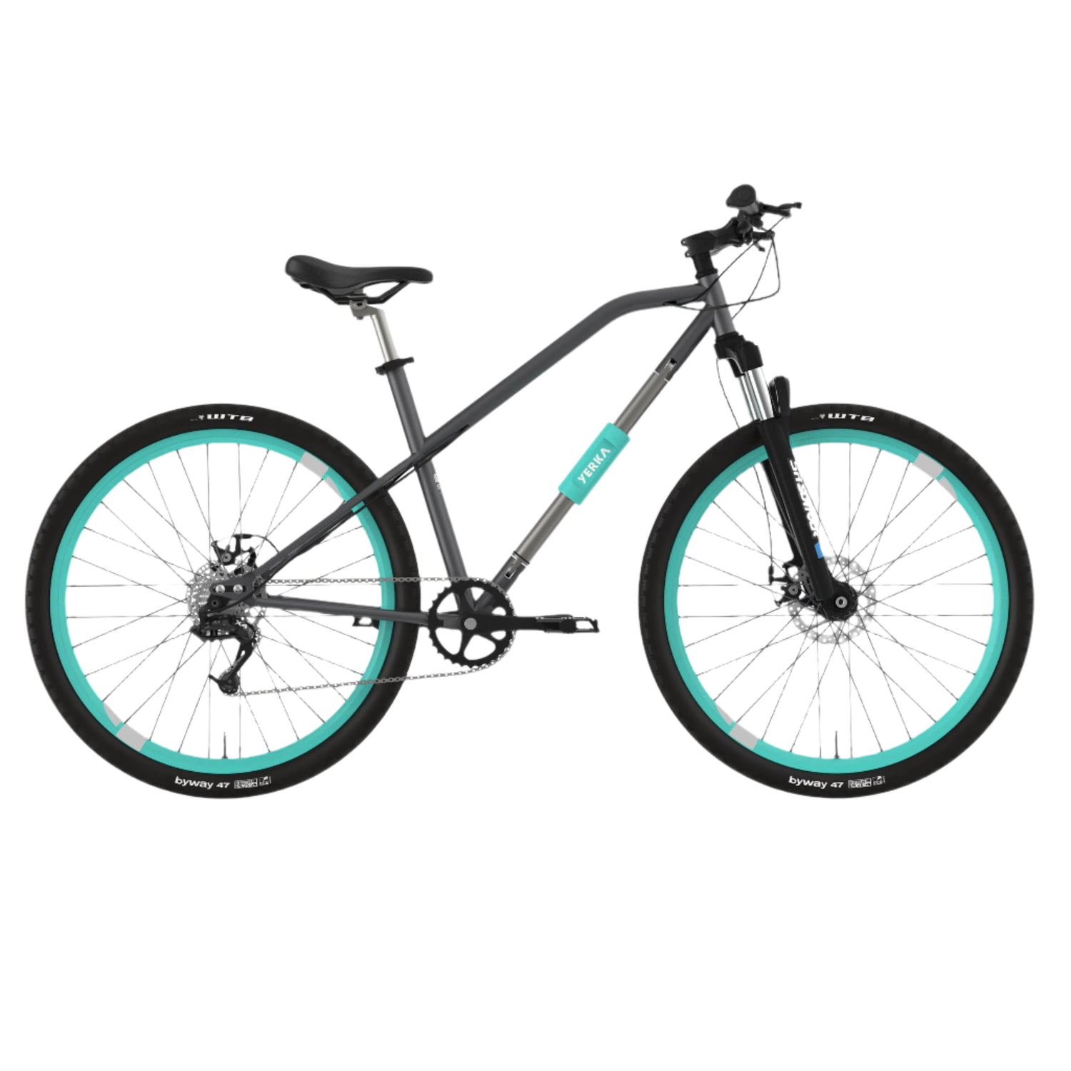 YERKA V4 Suspension Bike with 9-speed Gear Setup